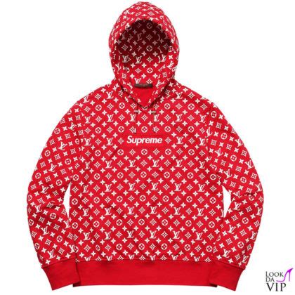 felpa supreme x louis vuitton donna